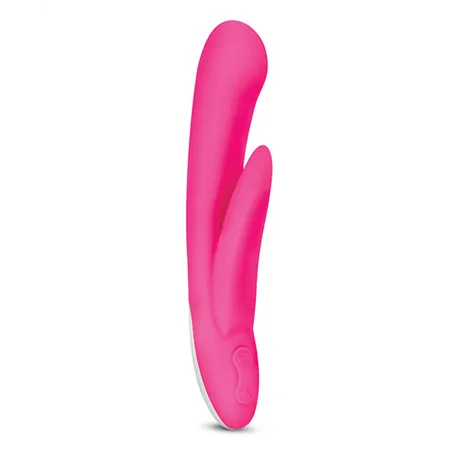 Cottontail Plus Dual-Stimulation Vibrator with Gyrating Shaft