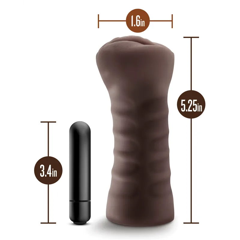 Hot Chocolate Alexis Vibrating Stroker