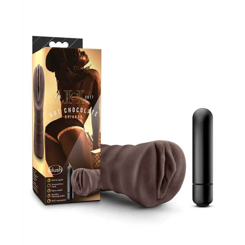 Hot Chocolate Brianna Vibrating Stroker