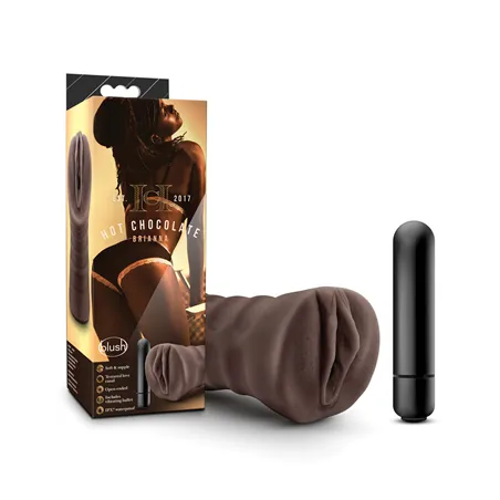 Hot Chocolate Brianna Vibrating Stroker