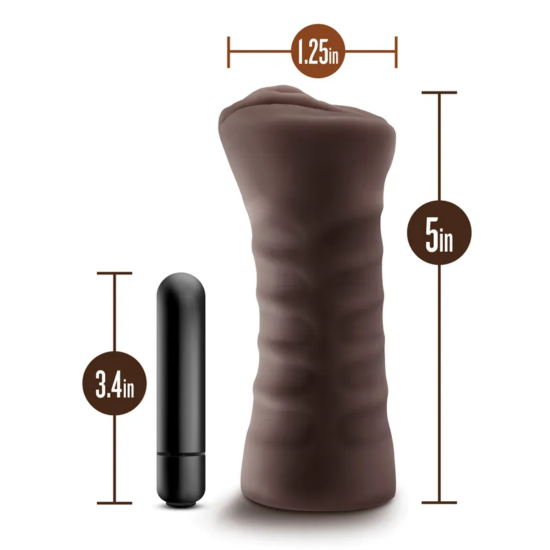 Hot Chocolate Brianna Vibrating Stroker