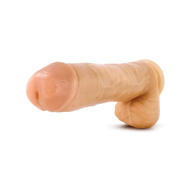 Hung Rider Hammer 10 Inch Suction Cup Dildo in Flesh