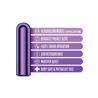 Kool Vibes Mini Rechargeable Bullet Vibrator in Purple