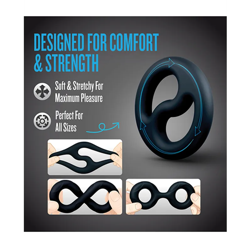 Performance Plus Throttle Silicone Cock Ring Set
