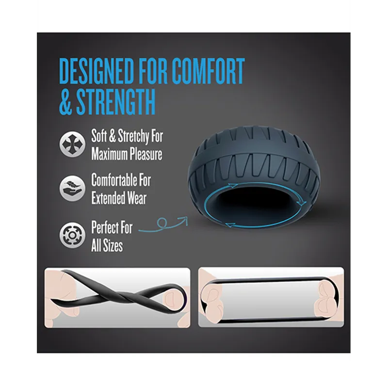 Performance Plus Traction Silicone Cock Ring