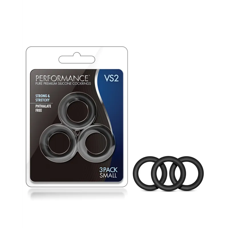 Pure Premium Silicone Cock Rings Small