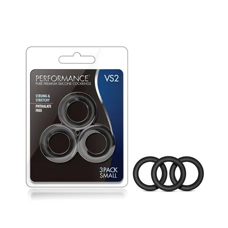 Pure Premium Silicone Cock Rings Small