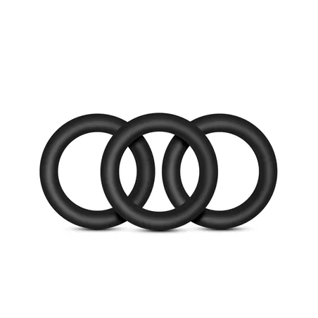 Pure Premium Silicone Cock Rings Small