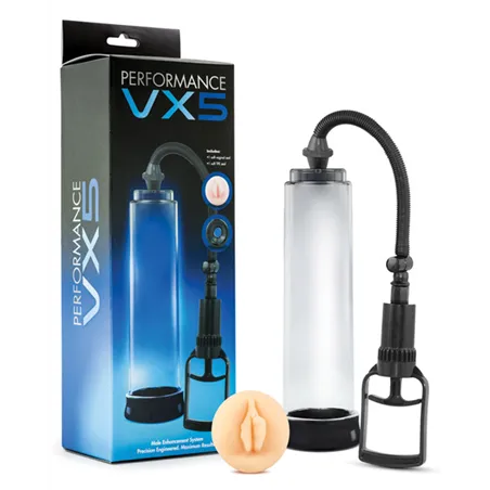 Penis Pump with Trigger Control and X5 Sleeves