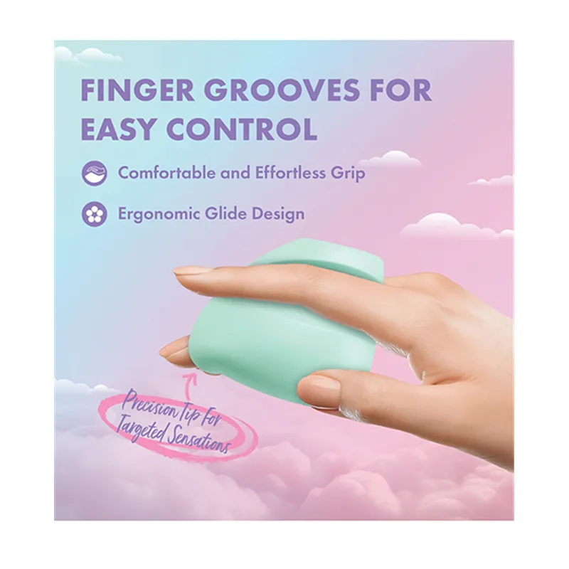 Silicone Clitoral Vibrator with Precision Tip