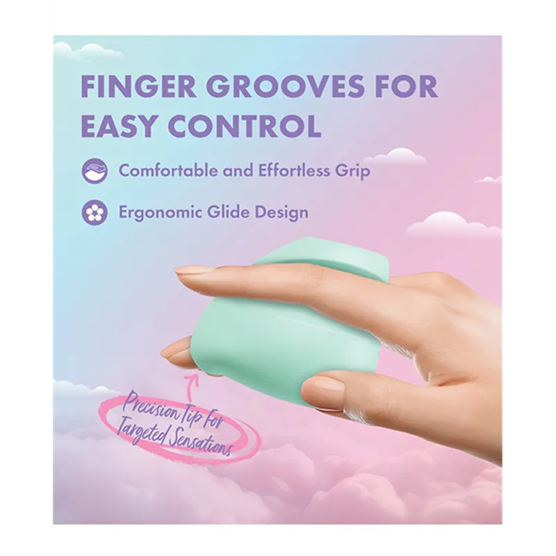 Silicone Clitoral Vibrator with Precision Tip