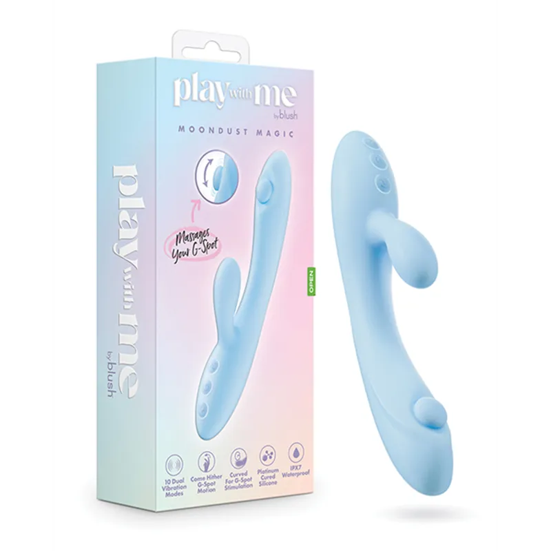 Moondust Magic Rabbit Vibrator with Come-Hither Technology