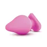 Candy Heart Silicone Butt Plug with Molded Message