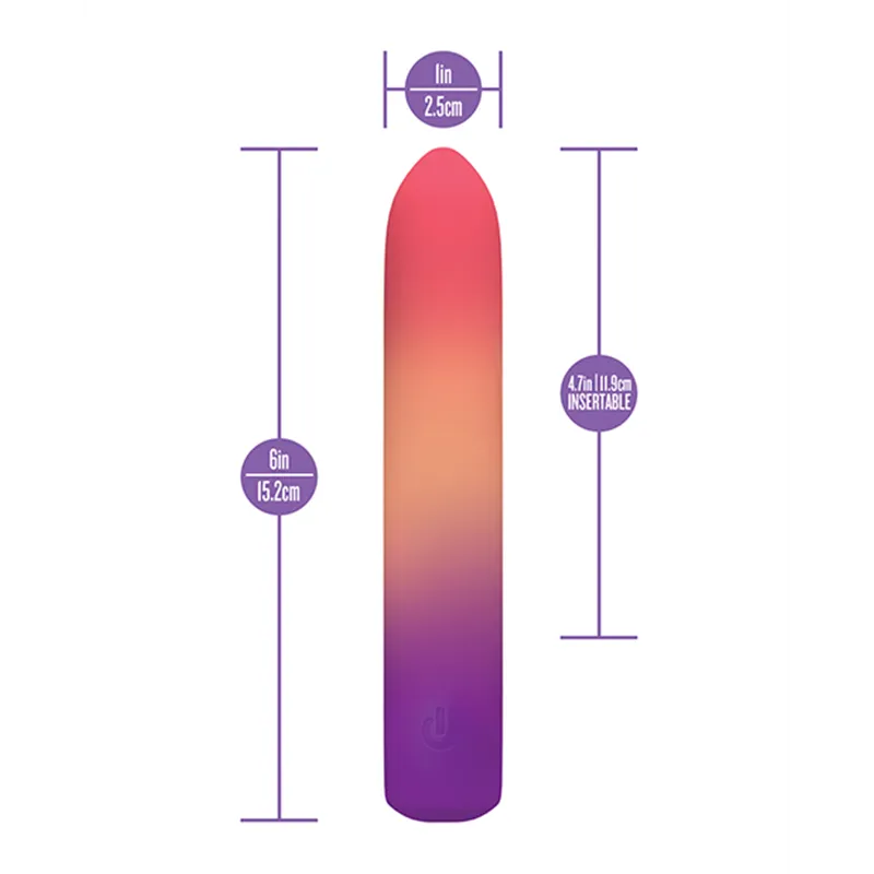Sunset Passion Bullet Vibrator with 5 Speeds