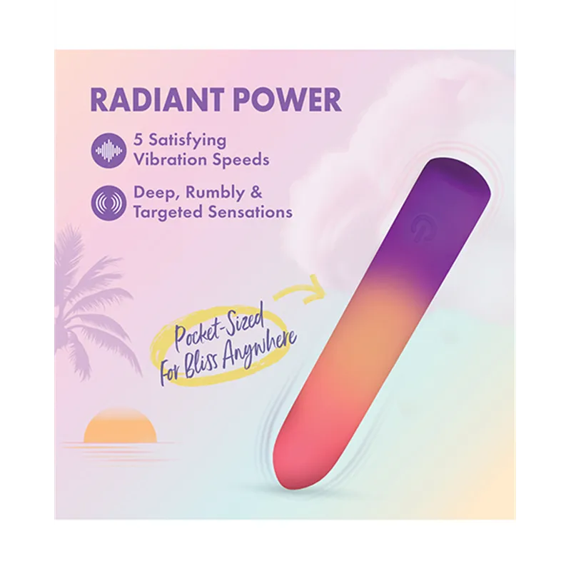 Sunset Passion Bullet Vibrator with 5 Speeds