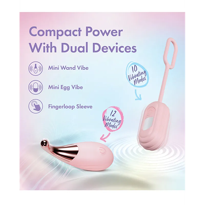 Wanderlust 4-Piece Vibrator Set with Charging Case