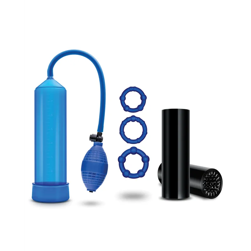 Quickie Kit Go Big Pump Sleeve and Cock Ring Set
