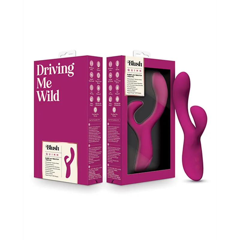 Rabbit Vibrator with Heating and Dual Stimulation