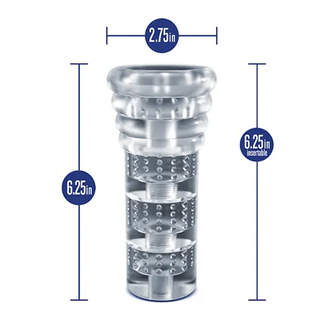 Rize Luz Glow-in-the-Dark Stroker with Suction Chambers