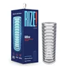 Ribbed Glow in the Dark Stroker with Self-Lubricating TPE