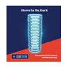 Ribbed Glow in the Dark Stroker with Self-Lubricating TPE