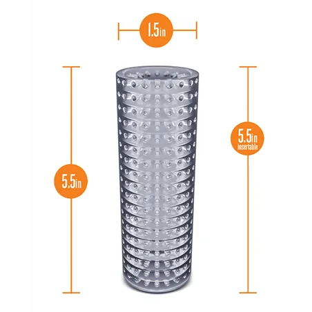 Strokez TPE Sleeve with Reversible Tickler Texture