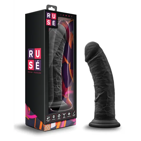 Realistic Silicone Dildo with Suction Cup and Harness Compatible Base
