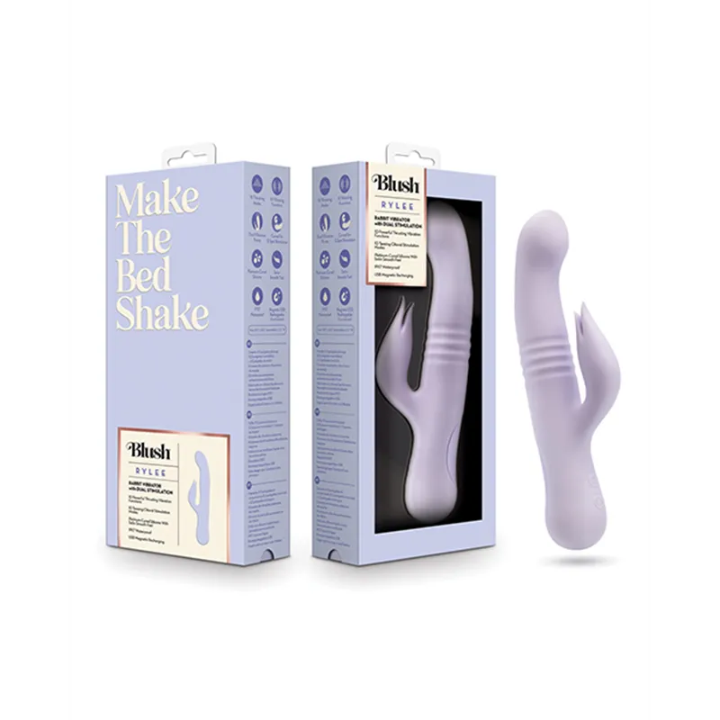 Rylee Rabbit Vibrator with Thrusting and Clitoral Stimulation