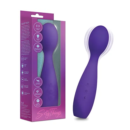 Velvet High Silicone Wand Vibrator with 15 Modes