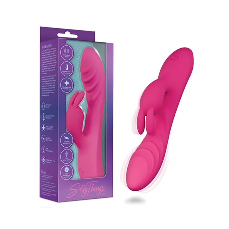 Rabbit Vibrator with Dual Stimulation and 10 Vibration Modes