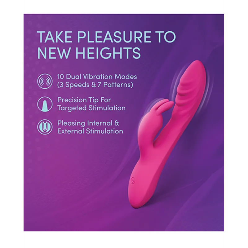 Rabbit Vibrator with Dual Stimulation and 10 Vibration Modes