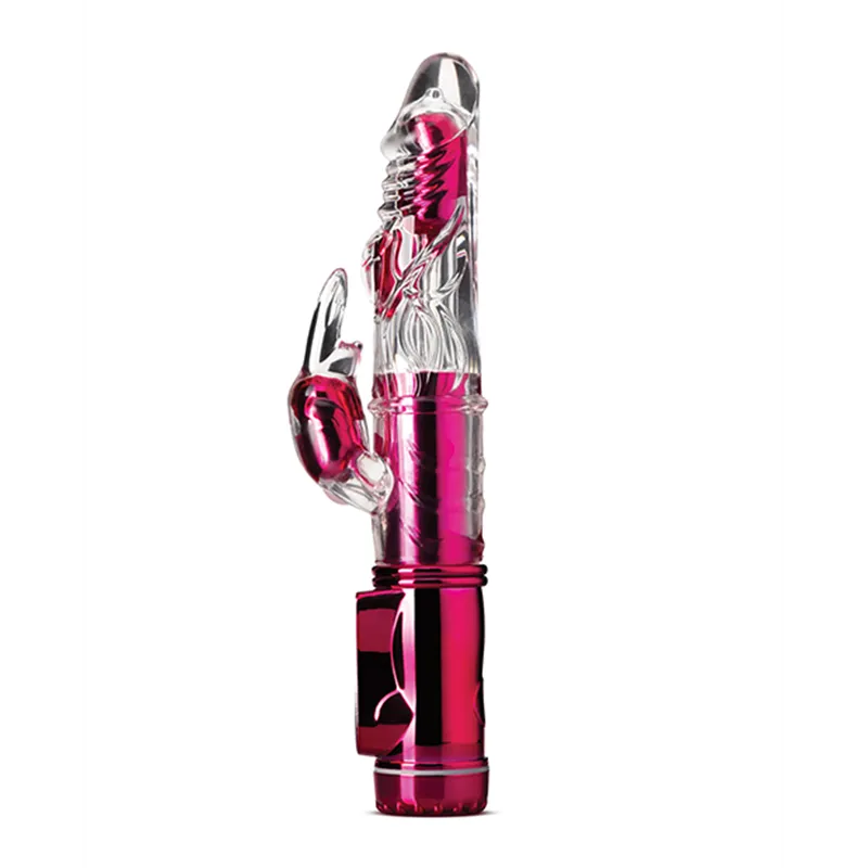 Frisky Rabbit Vibrator with Gyrating Shaft and Flickering Ears