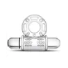 10-Function Vibrating Bull Ring Cock Ring with Removable Bullet