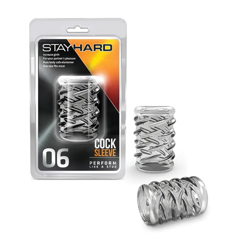 Stretchy Penis Enhancement Sleeve in Clear