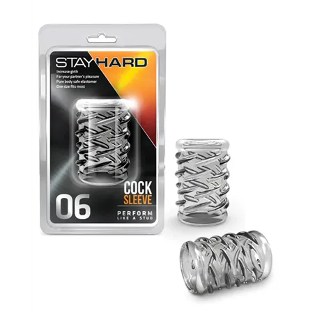 Stretchy Penis Enhancement Sleeve in Clear