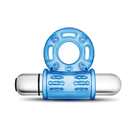 10-Function Vibrating Cock Ring with Removable Bullet