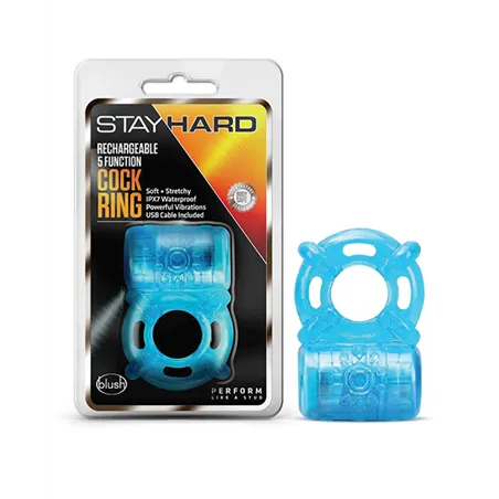 Rechargeable Vibrating Cock Ring with 5 Functions