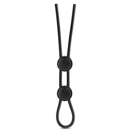 Double Loop Cock Ring with Lasso Slide