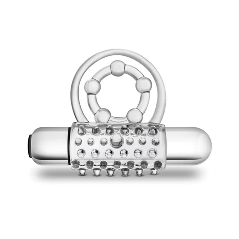 Vibrating Cock Ring with Clitoral Bullet
