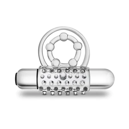 Vibrating Cock Ring with Clitoral Bullet