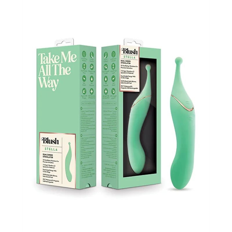 Dual-Ended G-Spot and Clitoral Vibrating Wand with Precision Oscillation