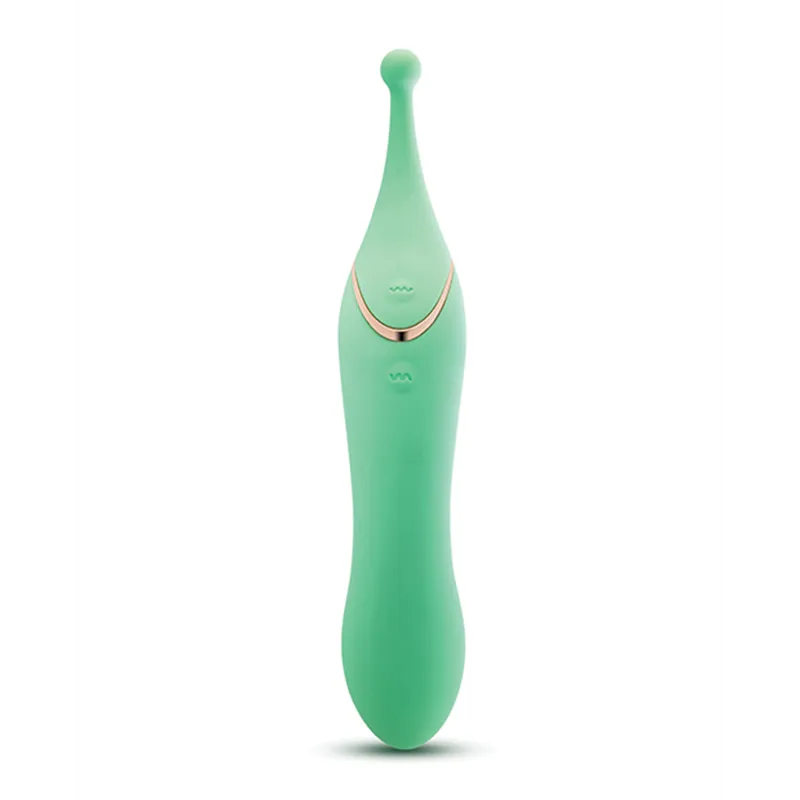 Dual-Ended G-Spot and Clitoral Vibrating Wand with Precision Oscillation
