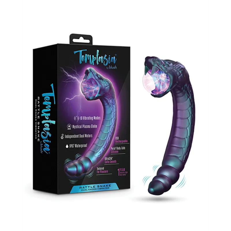 Rattle Snake Plasma Globe Rabbit Vibrator