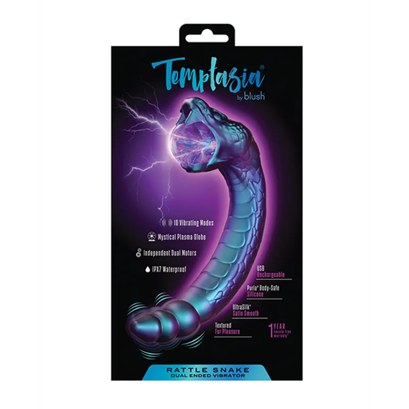 Rattle Snake Plasma Globe Rabbit Vibrator