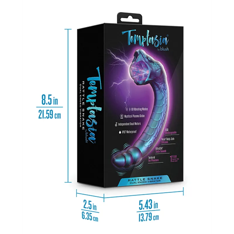 Rattle Snake Plasma Globe Rabbit Vibrator