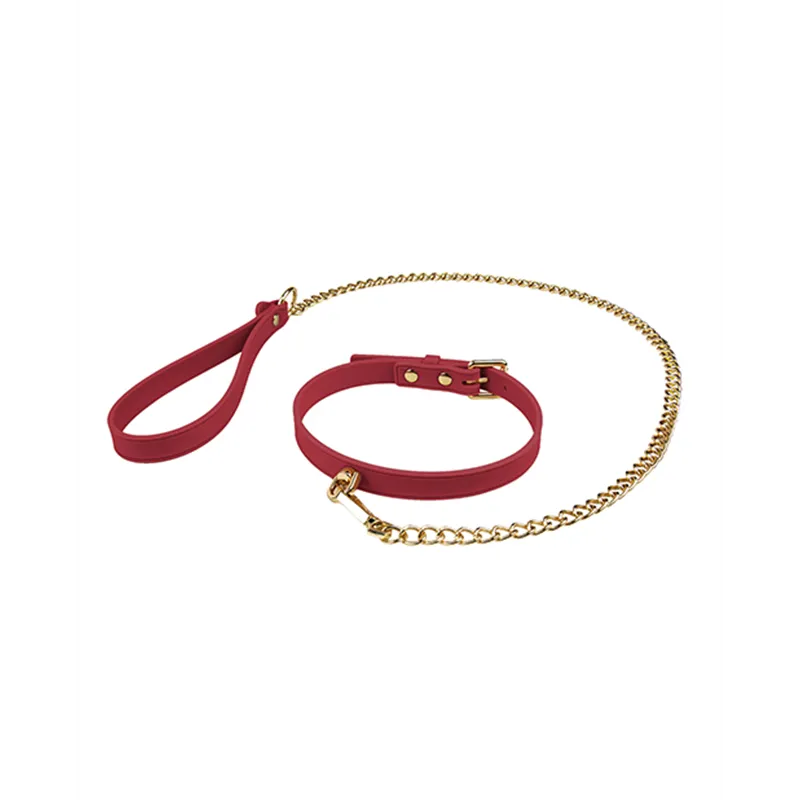 Collar and Leash Set with Wrist Loop