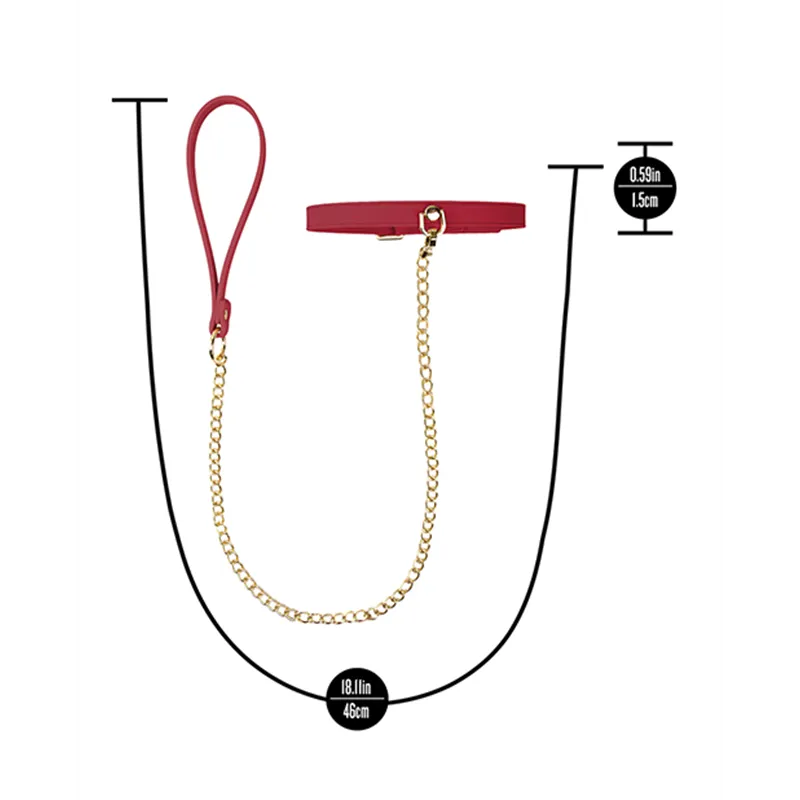 Collar and Leash Set with Wrist Loop