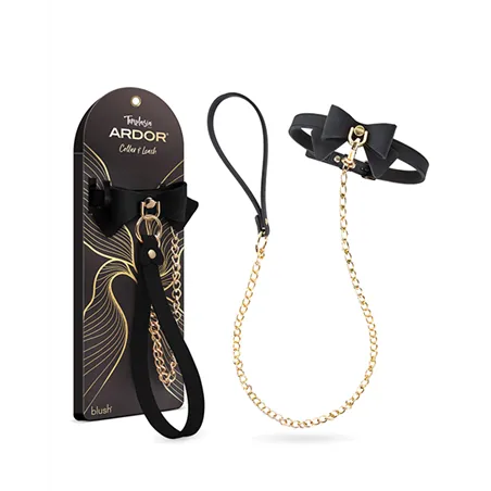 Silicone Collar and Leash with Bow