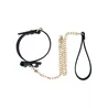 Silicone Collar and Leash with Bow