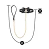 Silicone Collar and Leash with Bow